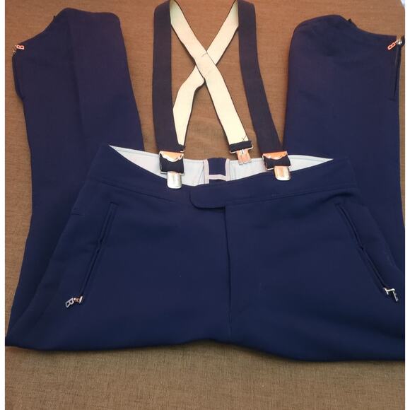 Bogner Wool Blend Ski Snowboard Bib Overalls Pants Womens Size 34 Regular 31×28